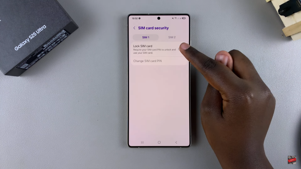  Enable SIM PIN On Samsung Galaxy S25