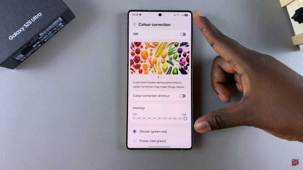Disable Color Correction On Samsung Galaxy S25