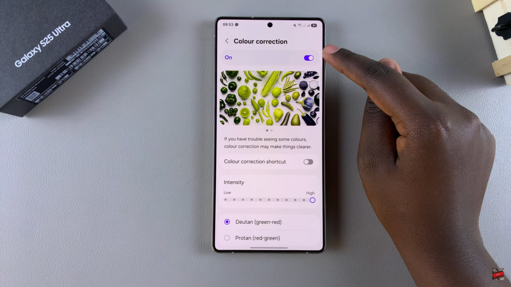 Disable Color Correction On Samsung Galaxy S25