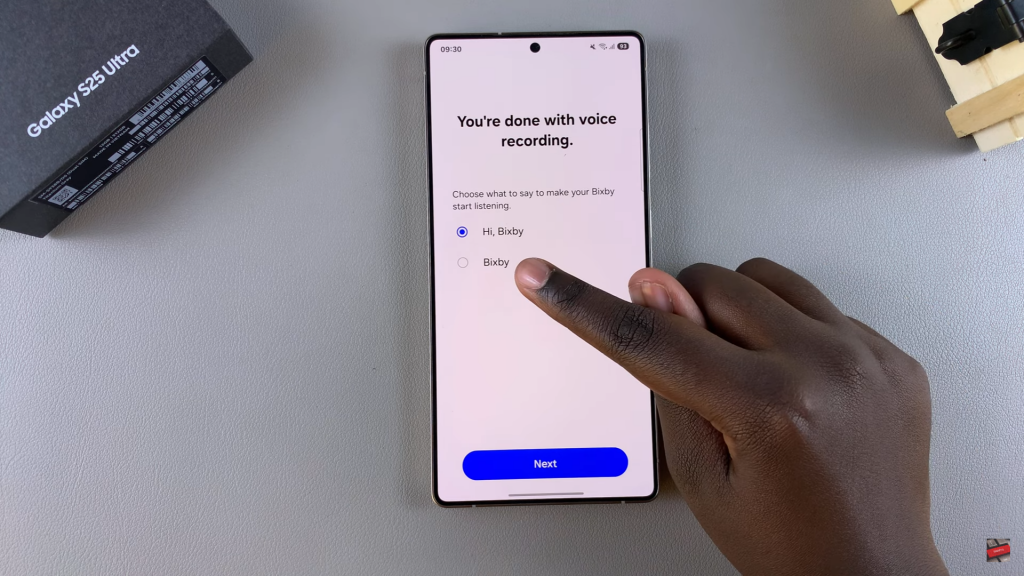 Set Up Bixby On Samsung Galaxy S25