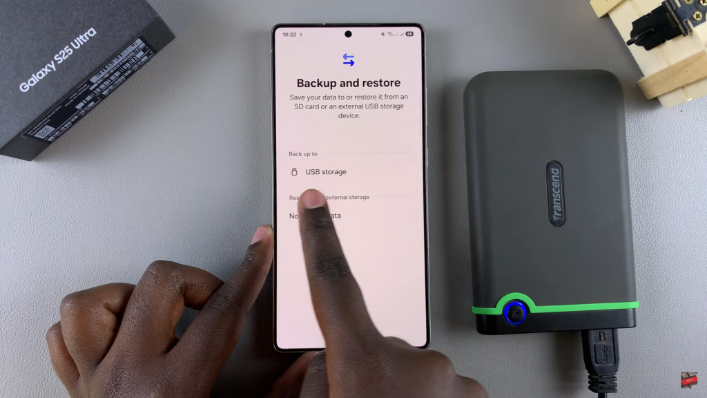 Back Up Samsung Galaxy S25