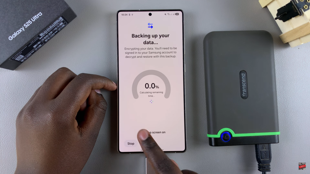 Back Up Samsung Galaxy S25