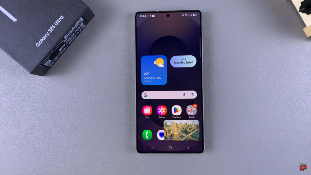 Enable Picture in Picture Mode On Samsung Galaxy S25