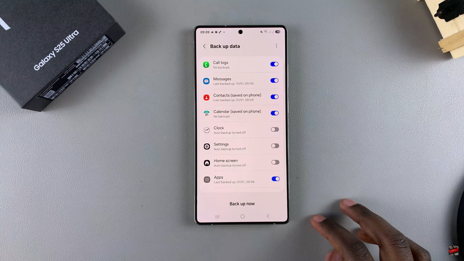 How To Back Up Samsung Galaxy S25 / S25 Ultra