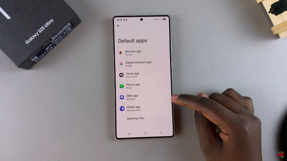 How To Change Default Messaging App On Samsung Galaxy S25 / S25 Ultra