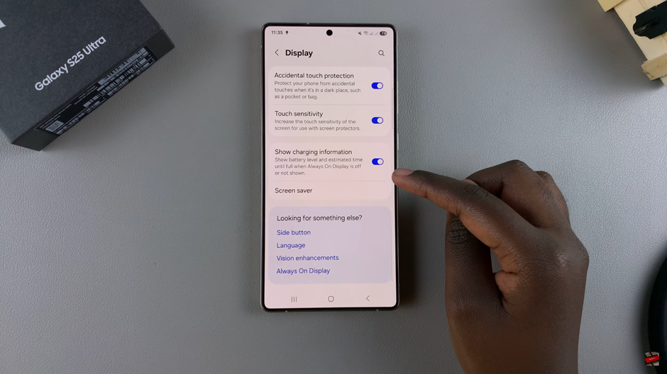 How To Turn Screen Saver On / Off On Samsung Galaxy S25 / S25 Ultra