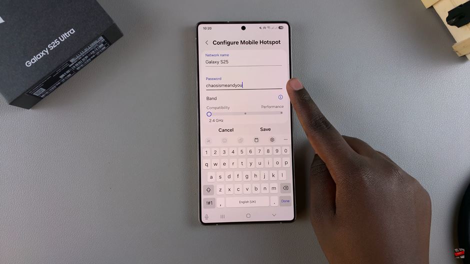 How To Change Hotspot Name & Password On Samsung Galaxy S25 / S25 Ultra