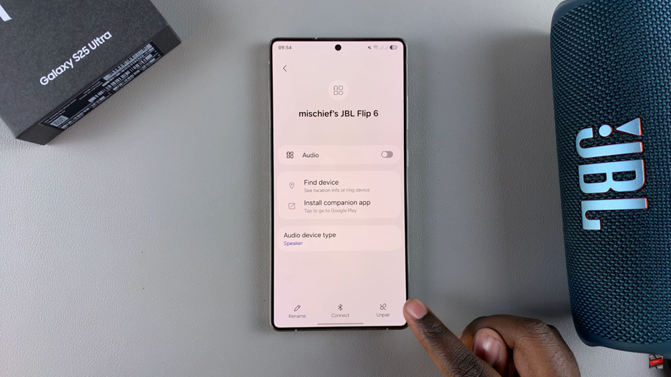 How To Disconnect & Unpair Bluetooth Speaker From Samsung Galaxy S25 / S25 Ultra