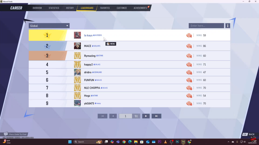 How To View Leaderboard In Marvel Rivals
