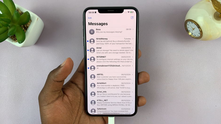 Messages App On iPhone