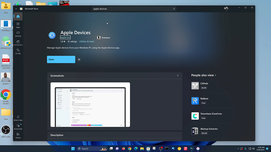 Download Apple Devices On Windows PC