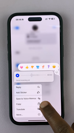 Save to Voice Memos