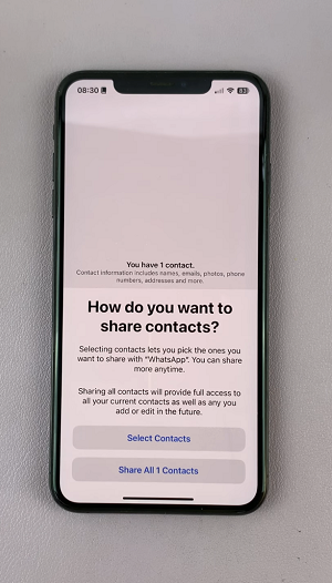 Share WhatsApp Contacts