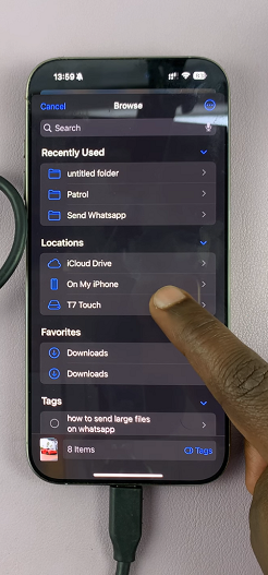 Move Photos & Videos From iPhone To External SSD