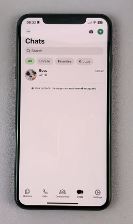 WhatsApp Chats On iPhone