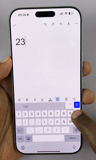 How To Type Degree (°) Symbol On iPhone