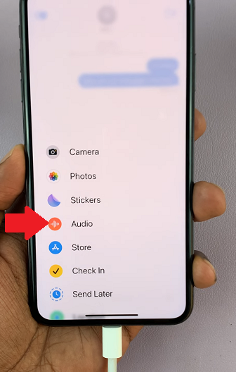 Send Audio Messages On iPhone