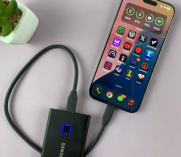 How To Connect External SSD To iPhone