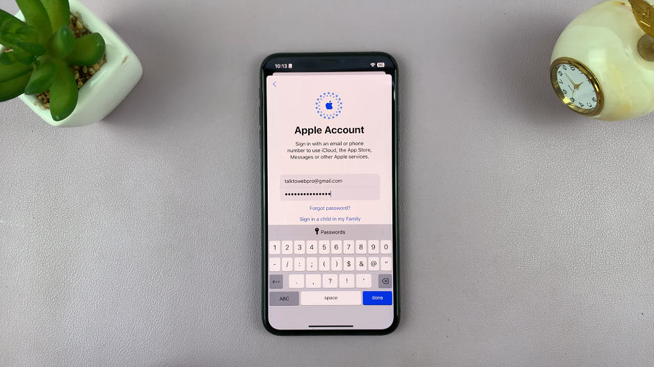 Add Apple ID To iPhone