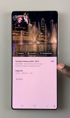 How To Change Photo Details On Galaxy S25