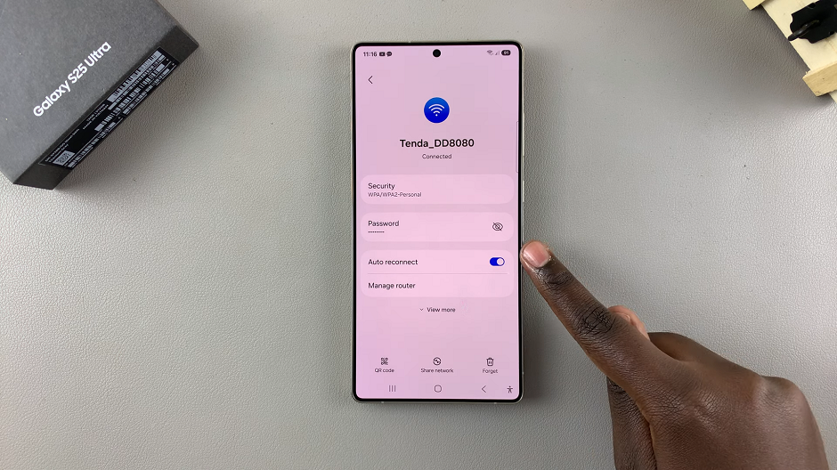 How To Enable Wi-Fi Auto Reconnect On Galaxy S25
