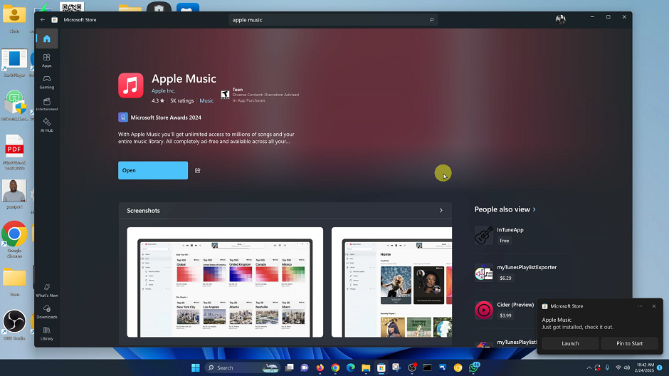 Download & Install Apple Music On Windows