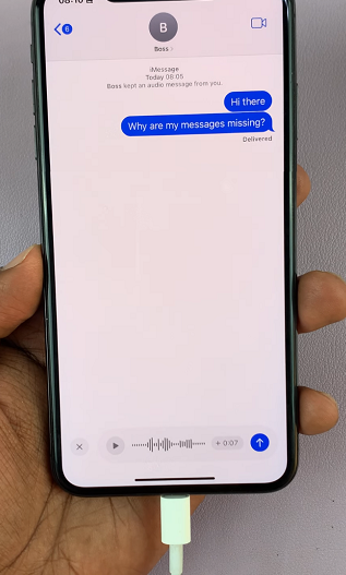 Record Audio Messages On iPhone