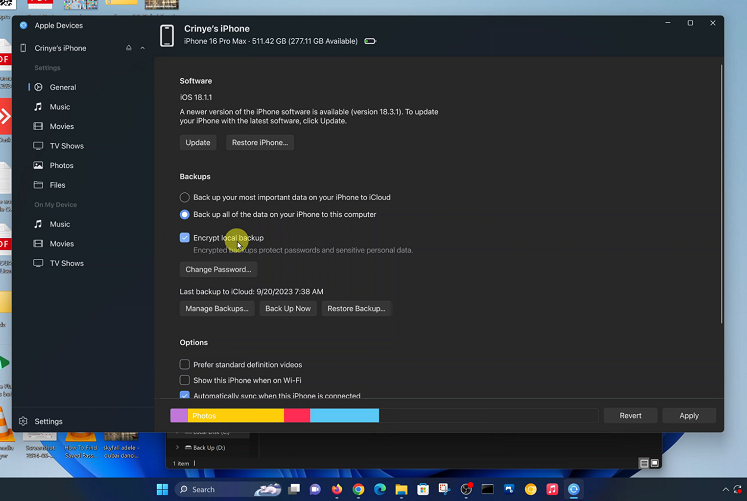 How To Back Up iPhone To Windows PC / Laptop