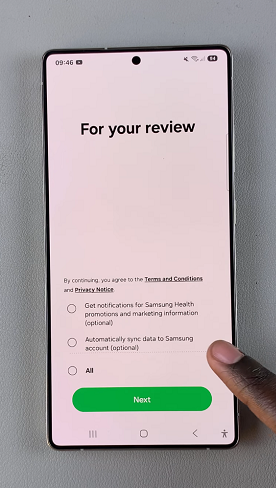 Samsung Health Terms and Conditions