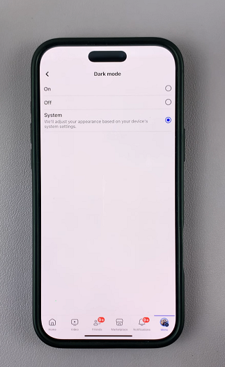 Turn OFF Dark Mode On Facebook App On iPhone