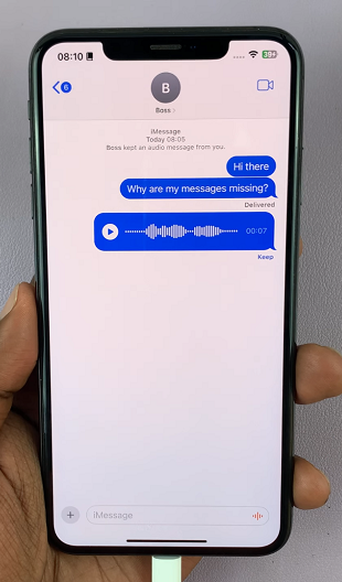 Send Audio Messages On iPhone