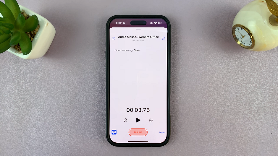 Transcribe Audio (Voice) Messages On iPhone