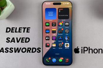 How To Delete Saved Passwords On iPhone