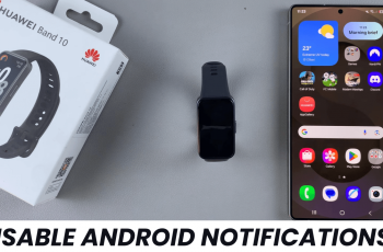 How To Disable Android Notifications On Huawei Band 10