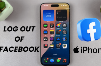 How To Log Out Of The Facebook App On iPhone