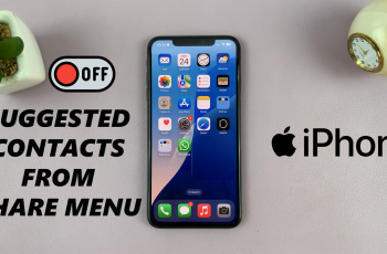 How To Remove / Disable Suggested Contacts From share Menu On iPhone