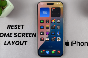 How To Reset Home Screen Layout On iPhone