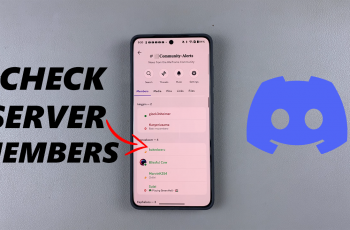 How To See List Of Server Members On Discord Mobile