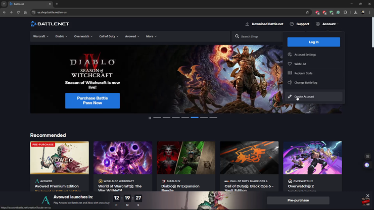 How To Create BattleNet Account