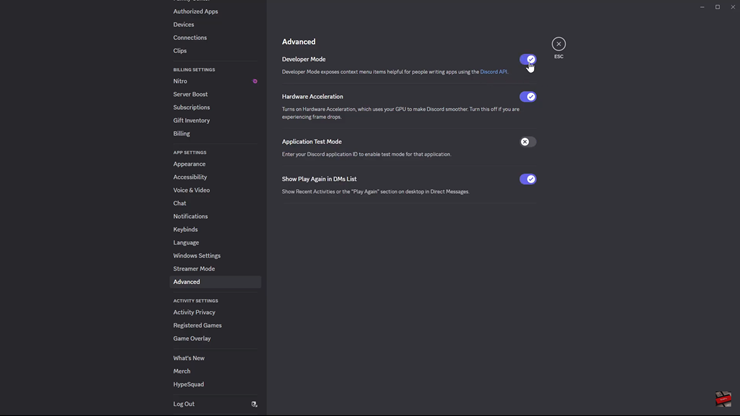 How To Enable Developer Mode On Discord