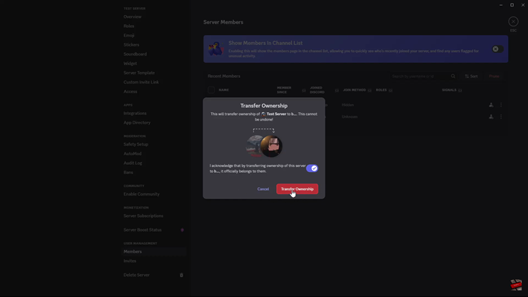 How To Transfer Discord Server Ownership