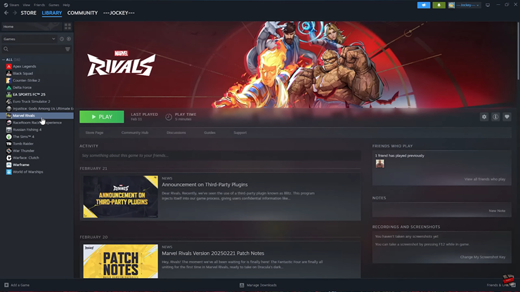 How To Uninstall Marvel Rivals From PC