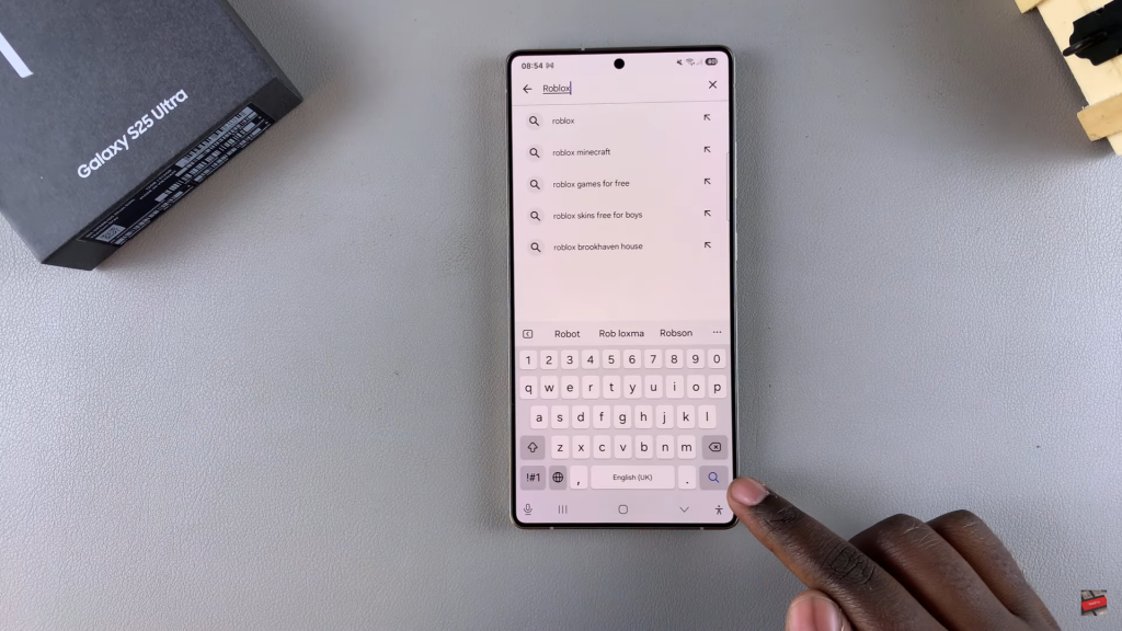 Install Roblox On Samsung Galaxy S25