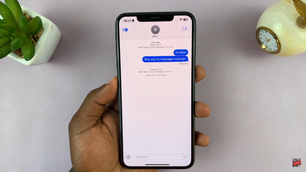 Unsend Voice Messages On iPhone