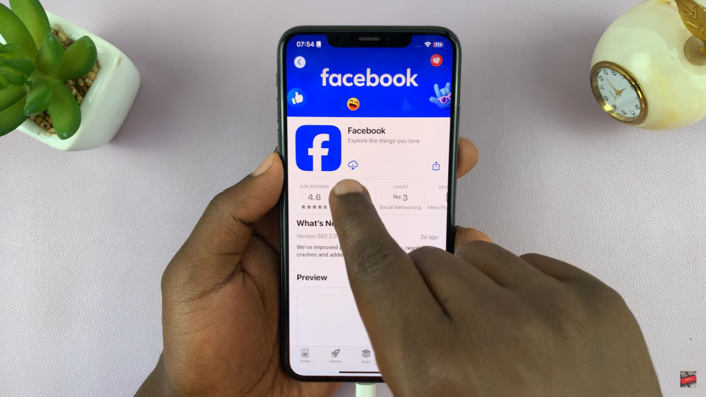 Install Facebook App On iPhone