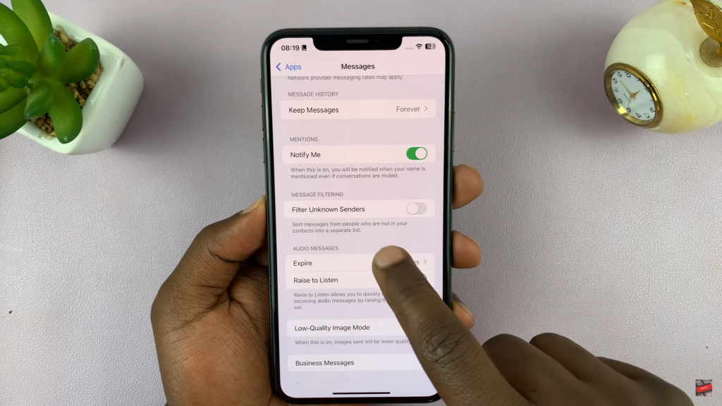 Stop Audio Messages From Disappearing On iPhone