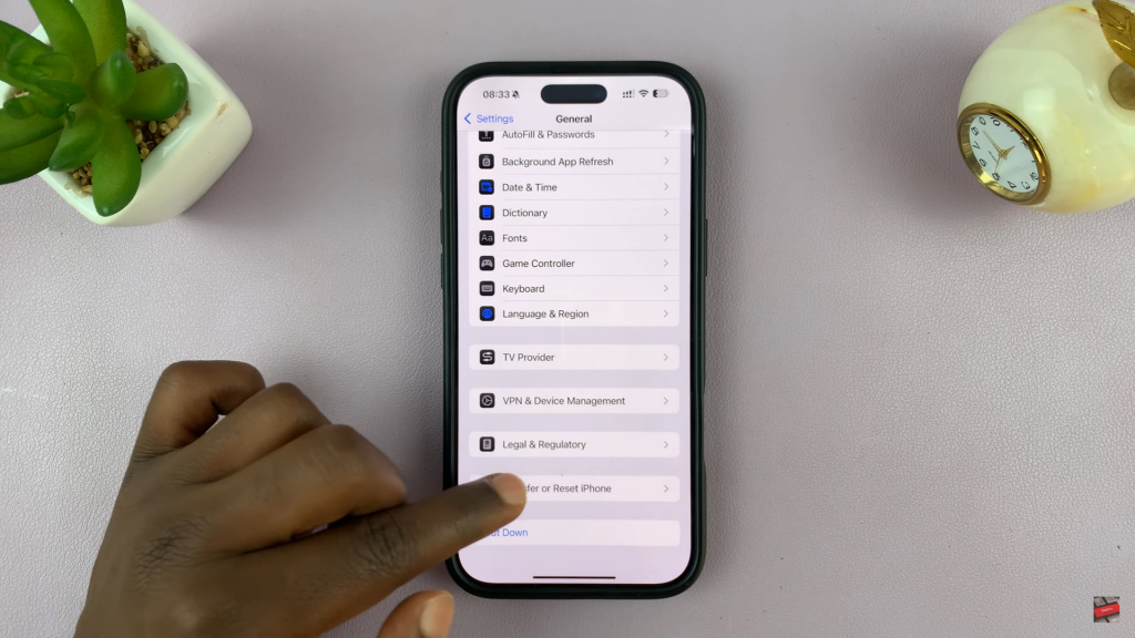 Reset Home Screen Layout On iPhone