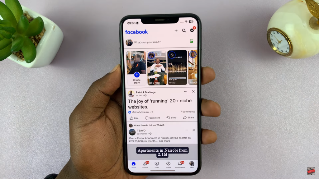 Log Out Of The Facebook App On iPhone