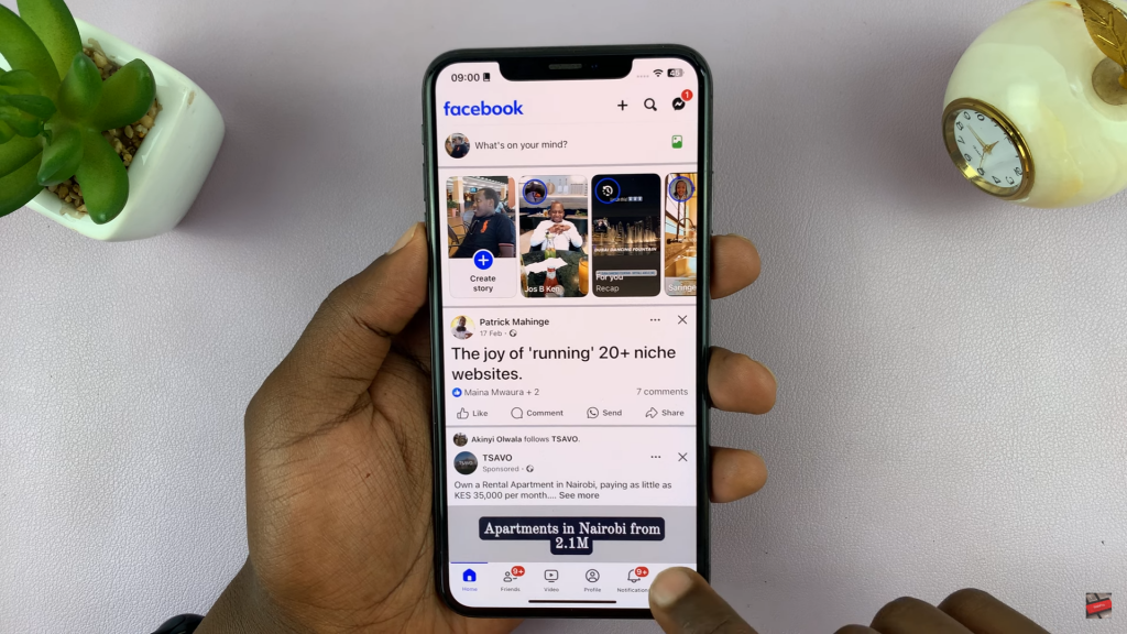 Log Out Of The Facebook App On iPhone