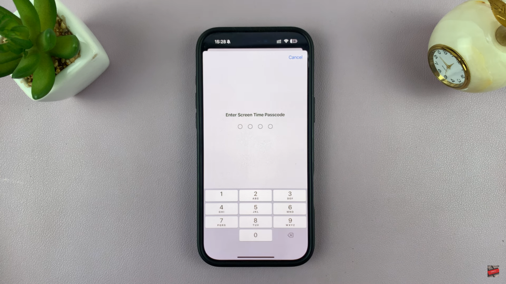 Add Passcode To Screen Time Settings On iPhone